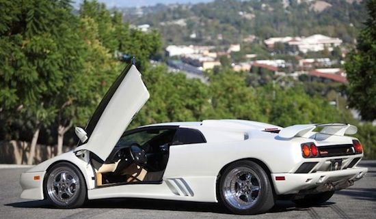 Lamborghini Diablo белая